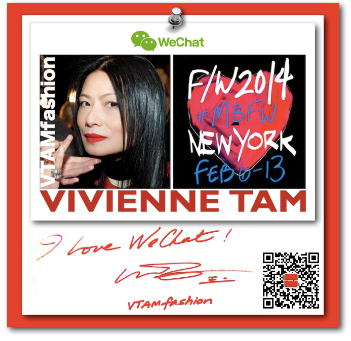 Vivienne Tam on WeChat