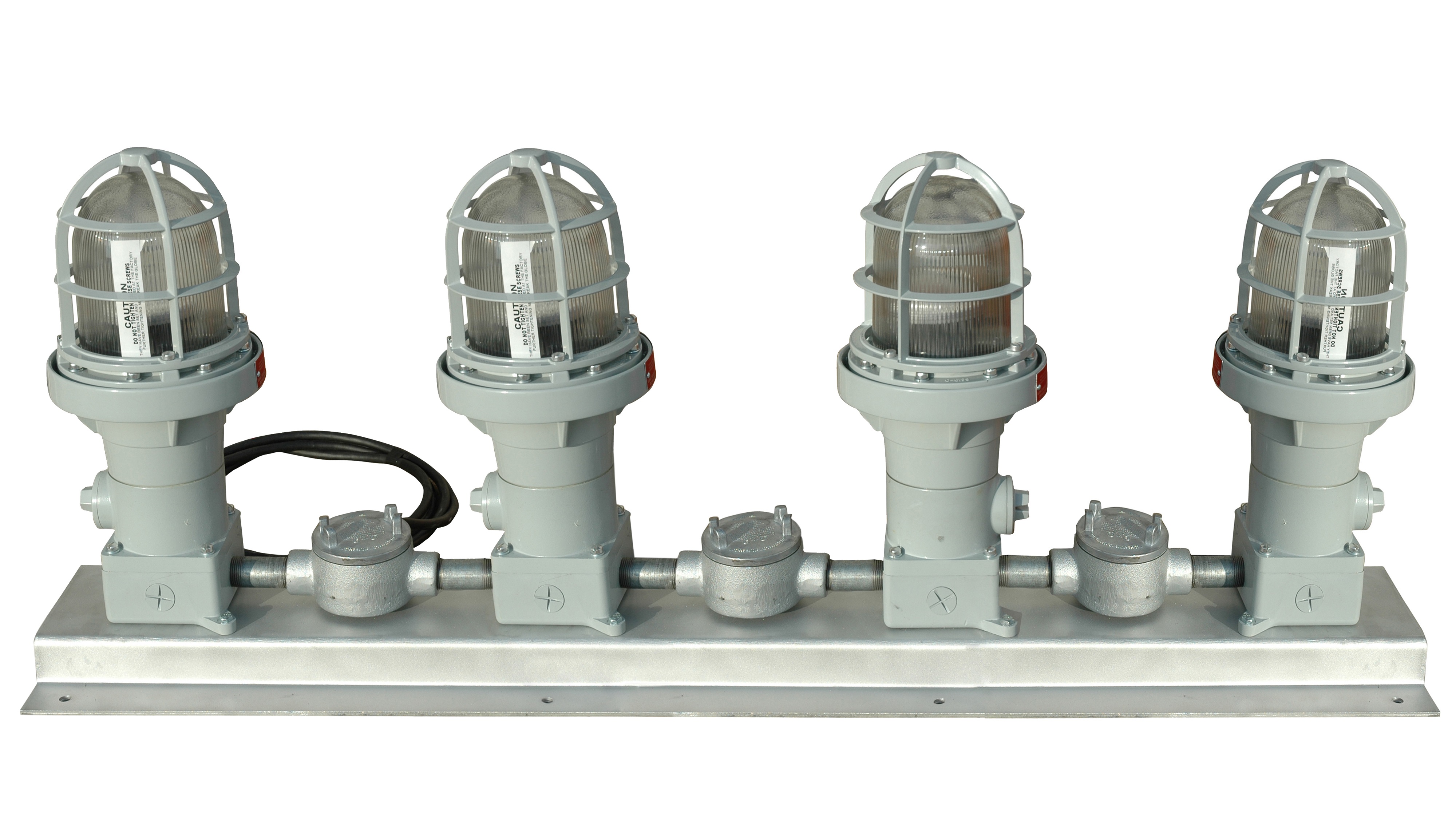 Multi-Voltage Capable LED Traffic Light for refueling stations and manufacturing facilities