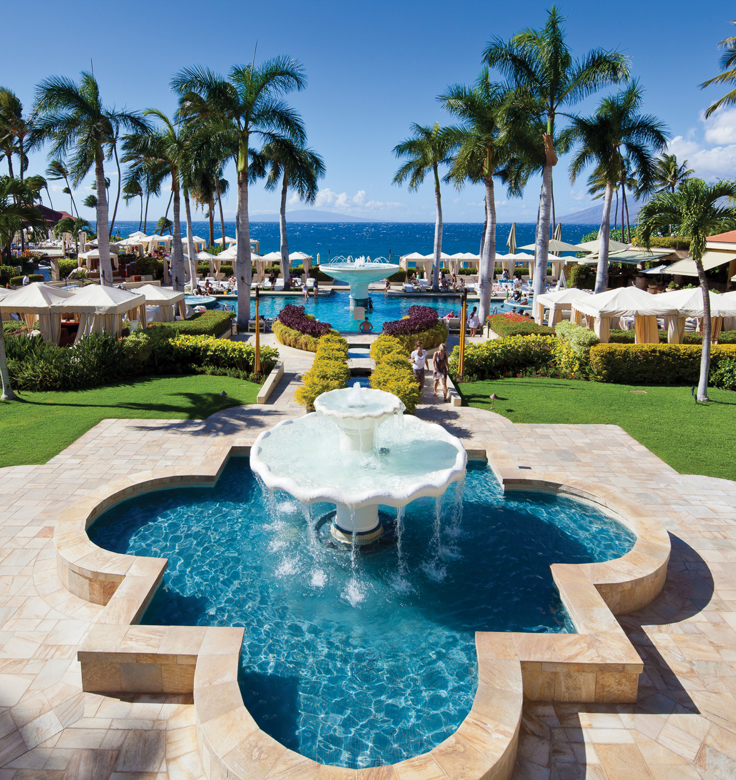 Fountain Pool at Four Seasons Resort Maui