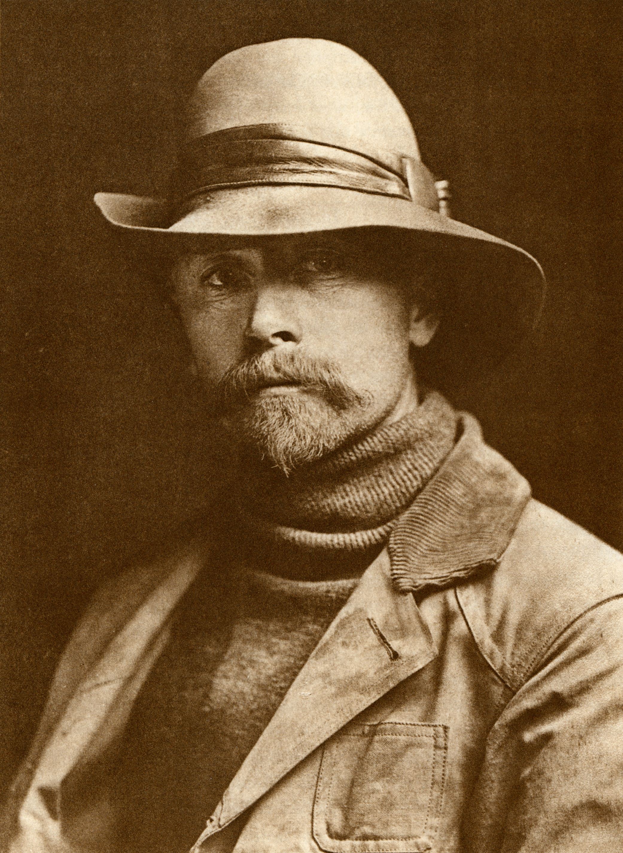 Edward Sheriff Curtis - self portrait photo