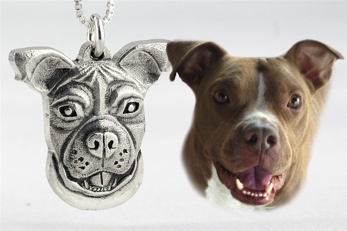 3D Pet Portrait Custom Necklace