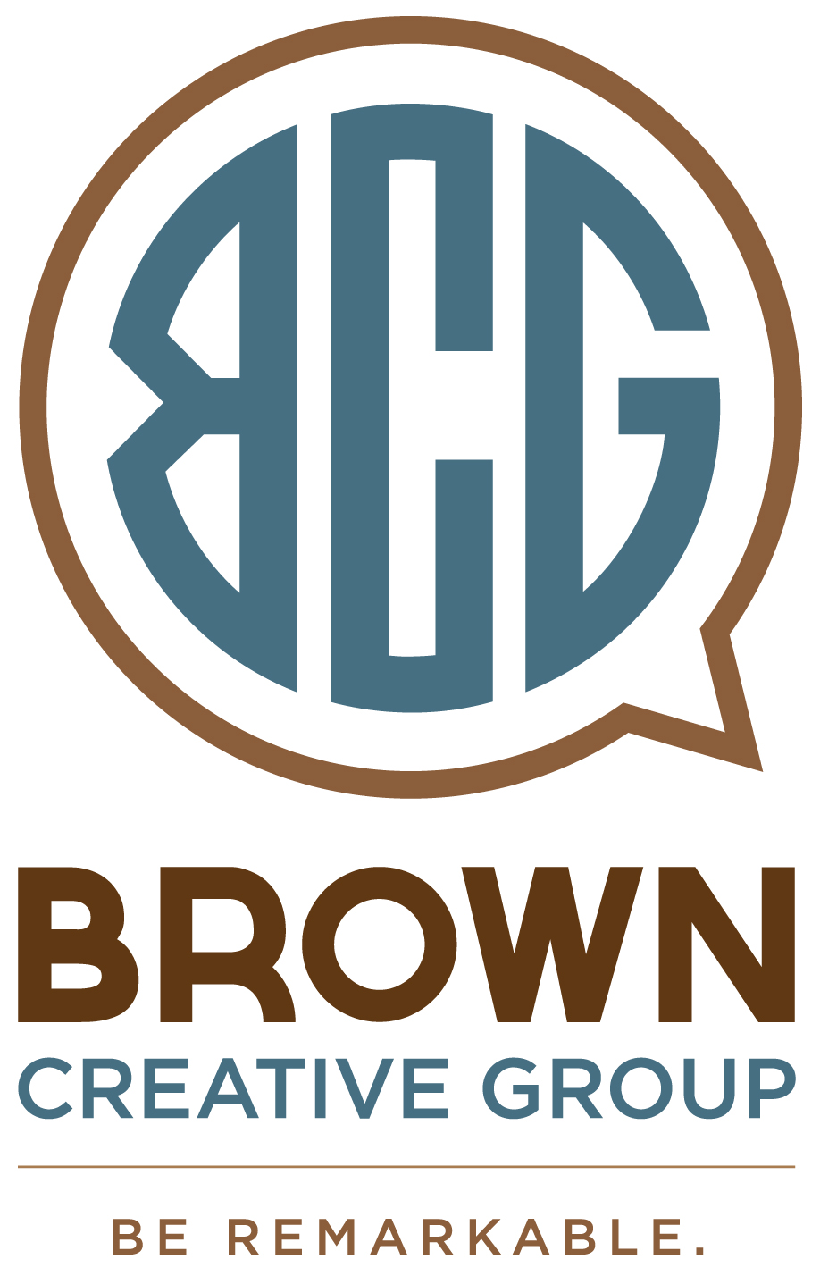Brown Creative Group's new branding.