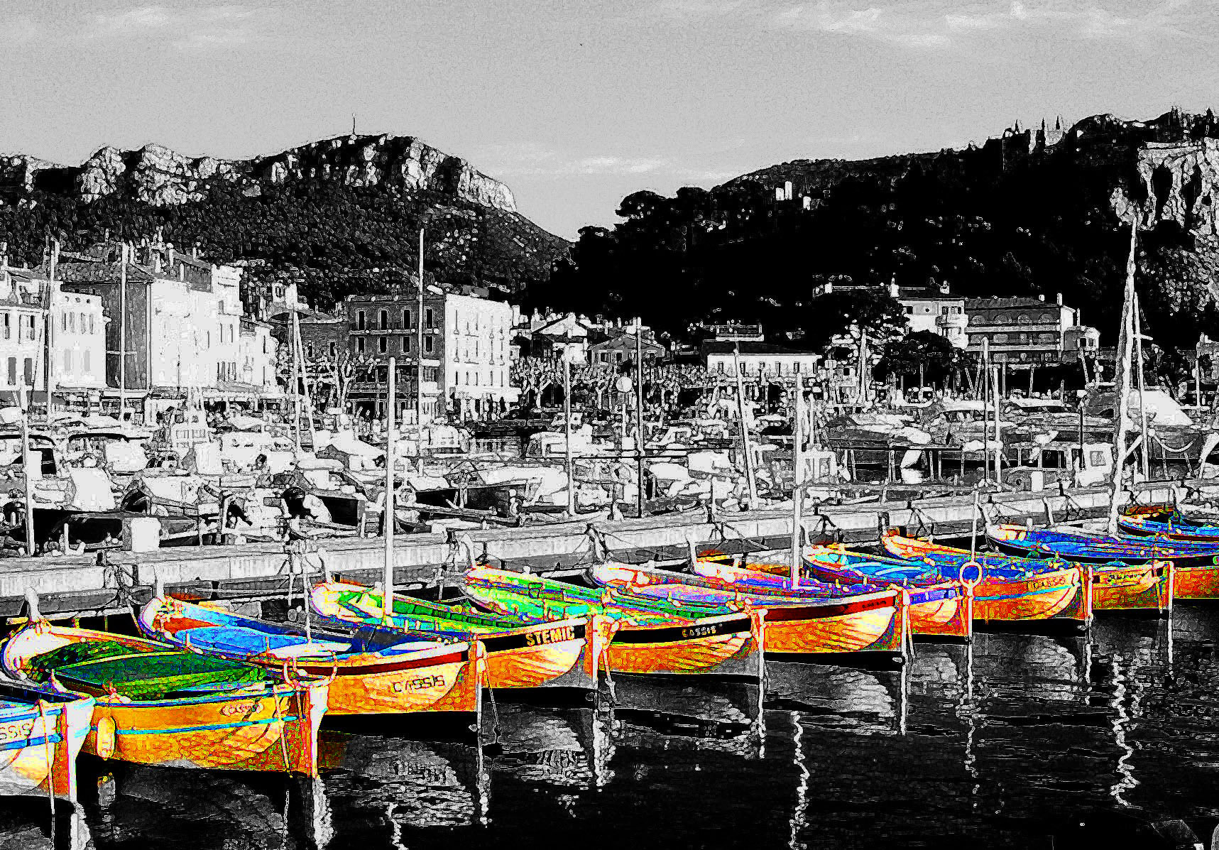 marina in Cassis, France