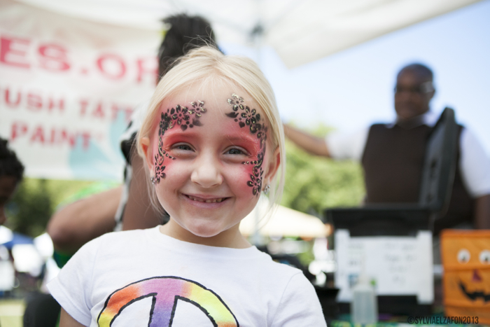 "Veggie Village" kids' and arts area is a big draw at Texas Veggie Fair