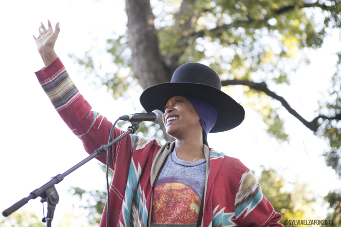 Erykah Badu at Texas Veggie Fair in Dallas