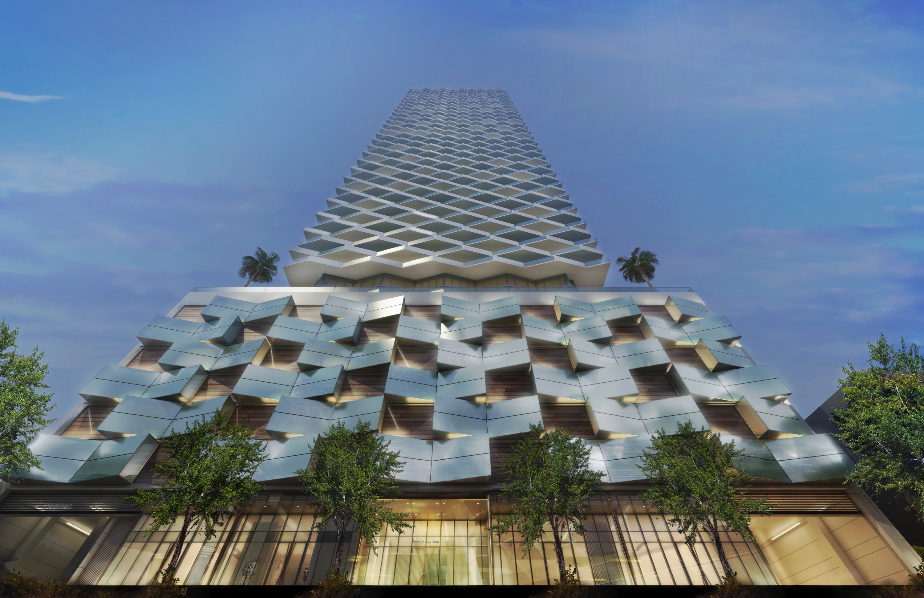 Brickell Bayview Center Residential Tower Designed by ADD Inc