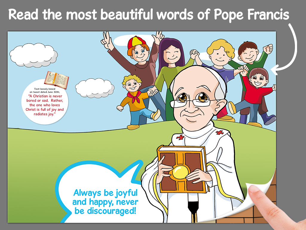 Pope Francis Comics - The most beautiful words of Pope Francis