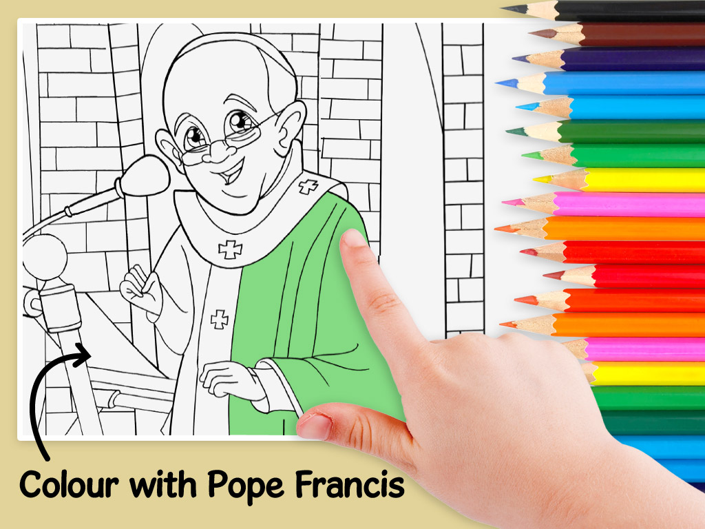 Pope Francis Comics - Play and colour with Pope Francis