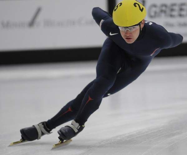 Salt Lake Community College student athlete Eddy Alvarez is a short track speed skating competitor in the 2014 Winter Olympics in Sochi, Russia.