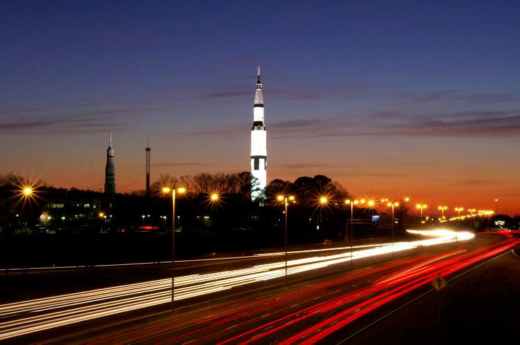 The U.S. Space & Rocket Center in Huntsville, AL