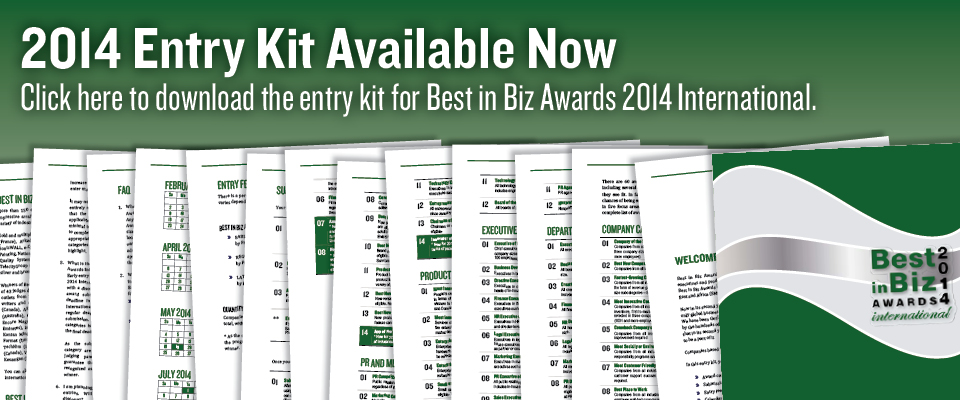 Download Best in Biz Awards 2014 Intl entry kit