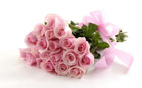 Many women like pink long stem roses for Valentine's Day