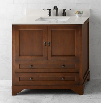 RonBow 065136 Milano 36 Wood Vanity Cabinet