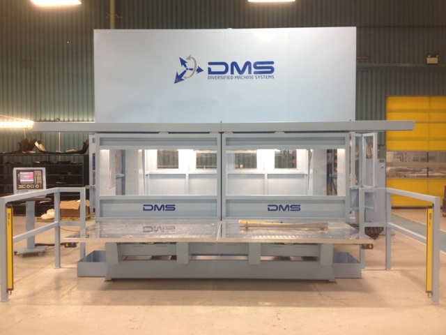 Diversified Machine Systems DMS Fully Enclosed 5-Axis CNC Router for International Composites