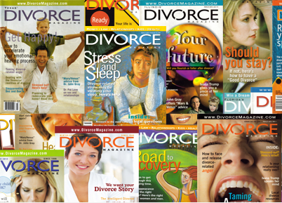 Divorce Magazine covers