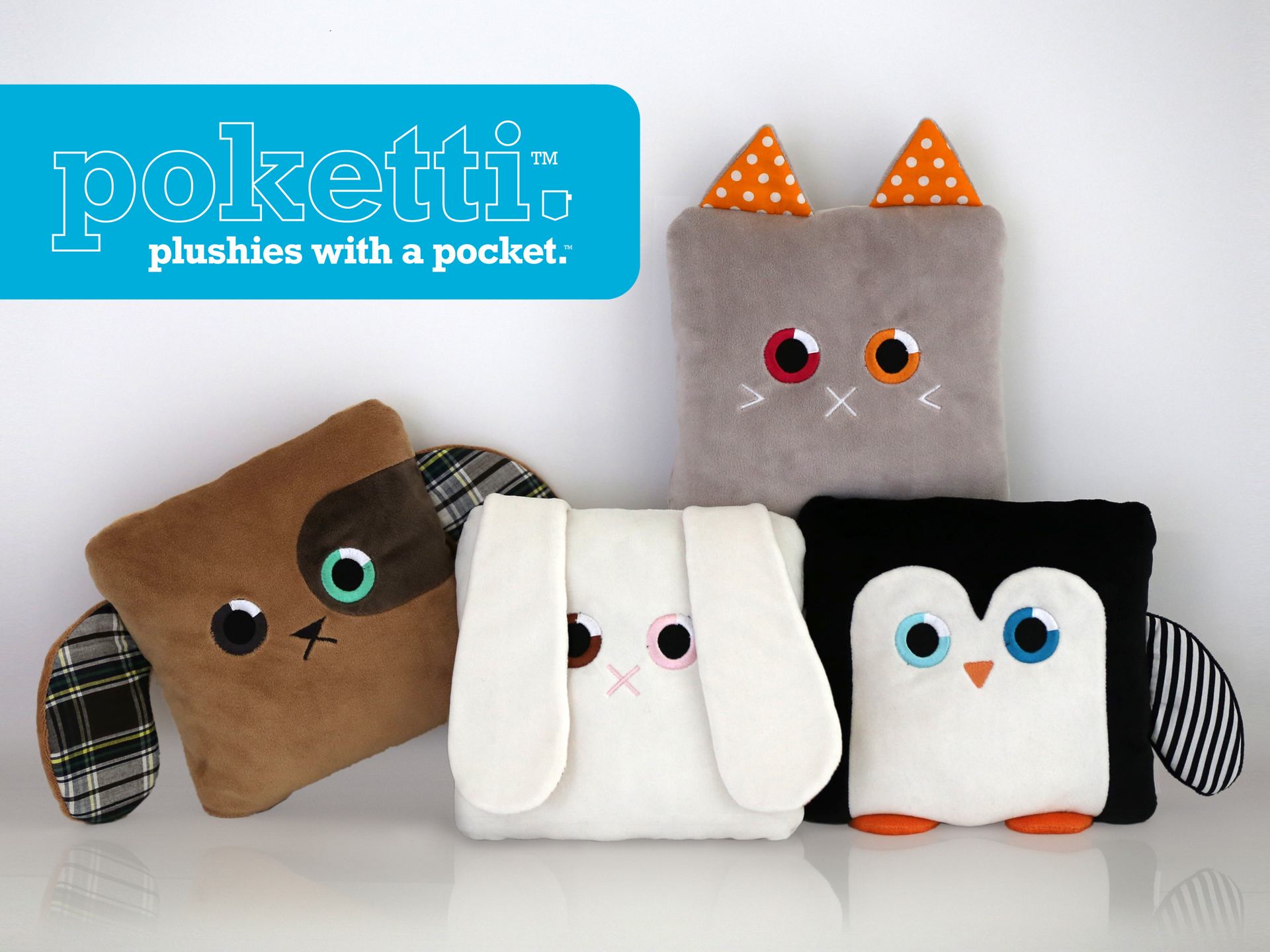 Poketti Plushies with a Pocket