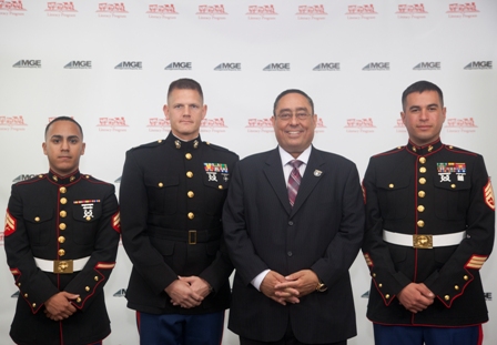 MGE Management Experts Luis Colon Receives US Marine Corp Toys for Toys Award
