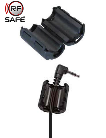 RF Safe Ferrite Beads Block Cell Phone Radiation From Headsets