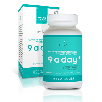 Activz 9 a Day+ Whole-Food Multivitamin