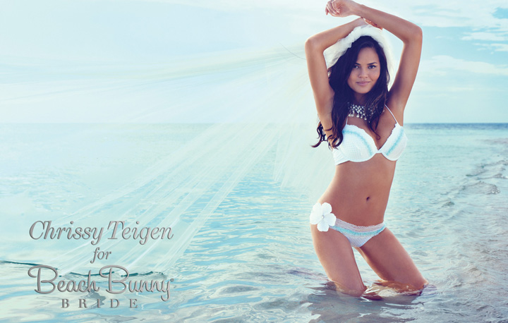 Chrissy Teigen For Beach Bunny Bride