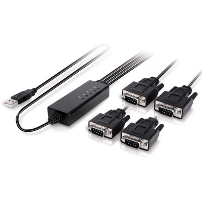 USB 2.0 to 4 ports serial cable