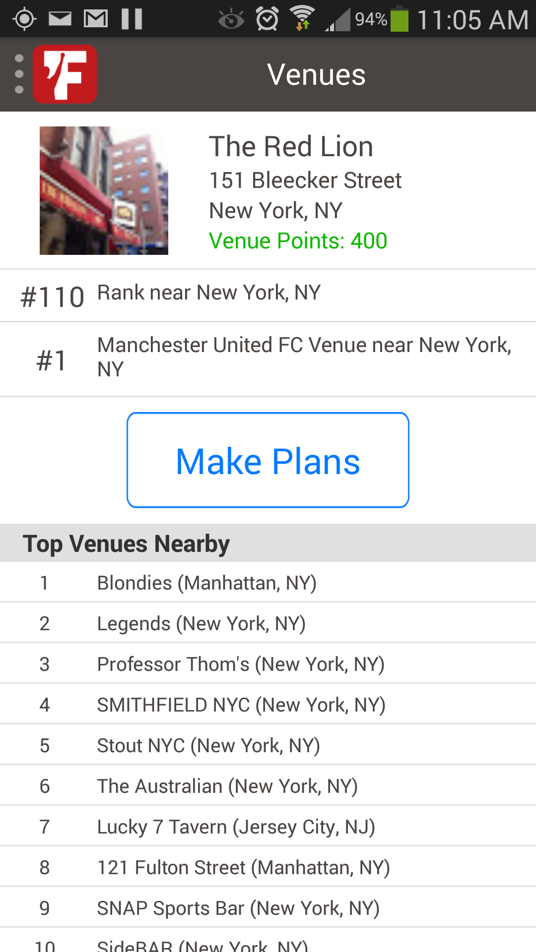 Top Nearby Venues in NYC