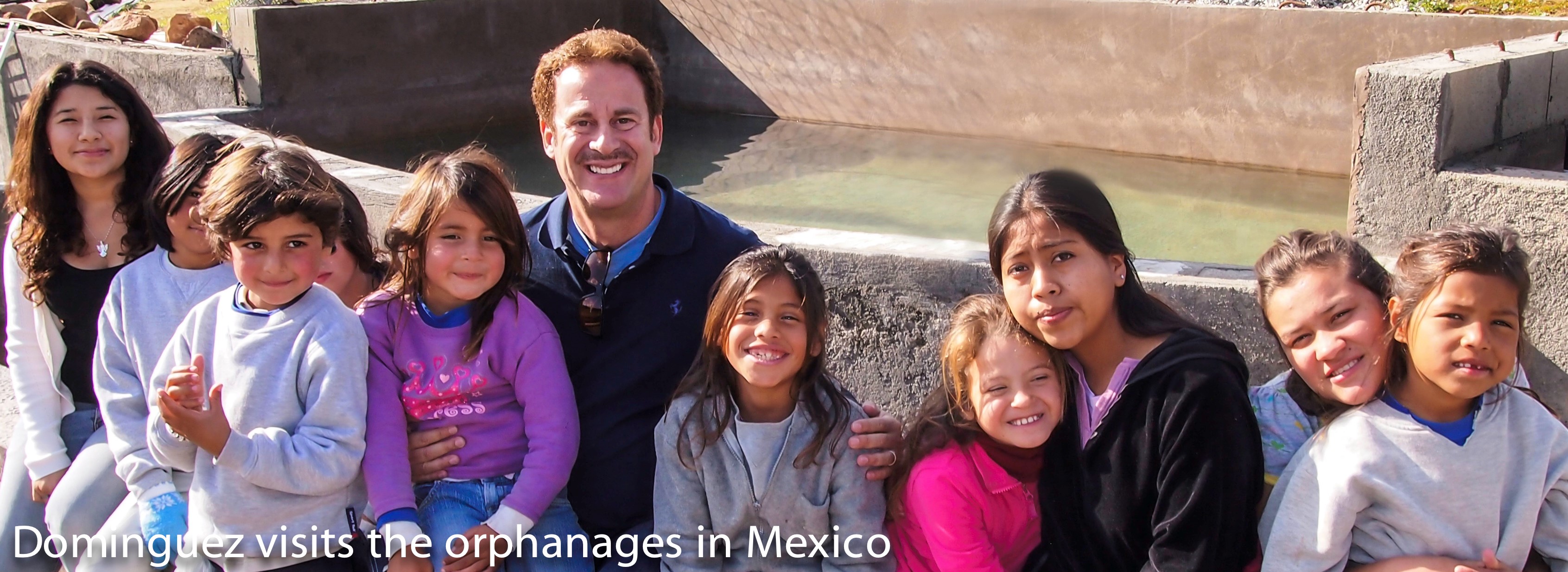 Dominguez Spending Time with Orphans in Mexico