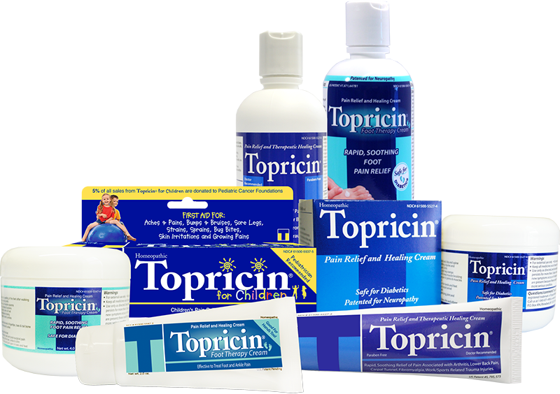 For the past twenty years, Topical BioMedics has been restoring hope and quality of life to the millions of people who suffer in pain with their safe, effective Topricin healing technology