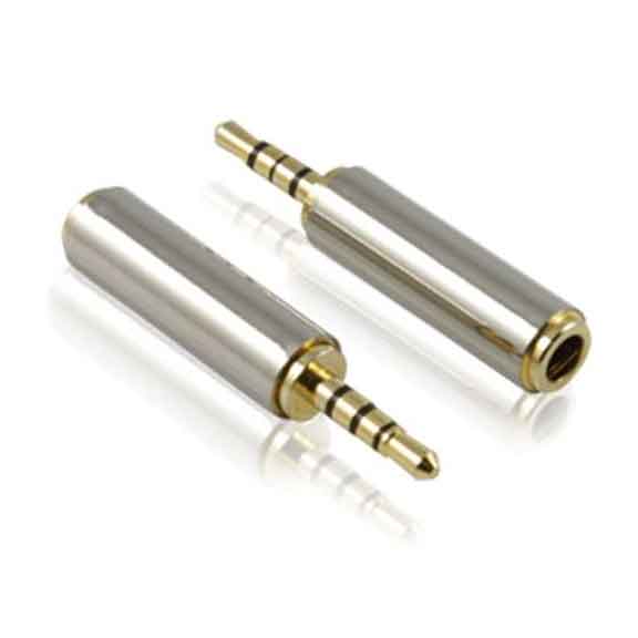 2.5mm Male to 3.5mm Female Adapter