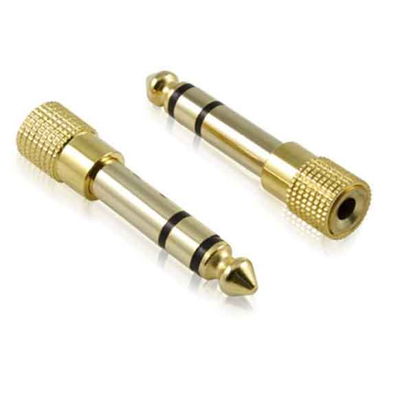 6.35mm Male to 3.5mm Female Adapter