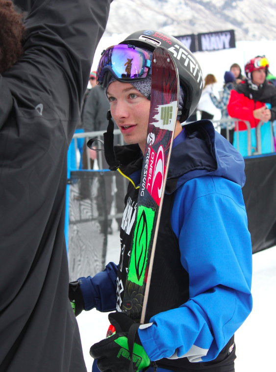 4FRNT Skis co-owner and Olympic gold medal winner David Wise - Photo courtesy of 4FRNT Skis