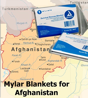AMOR Chooses QuickMedical to Supply Emergency Blankets to Afghanistan Refugees.