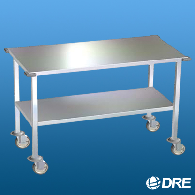 The DRE Stainless Steel Mobile Gurney is fully-welded for increased quality and longevity.