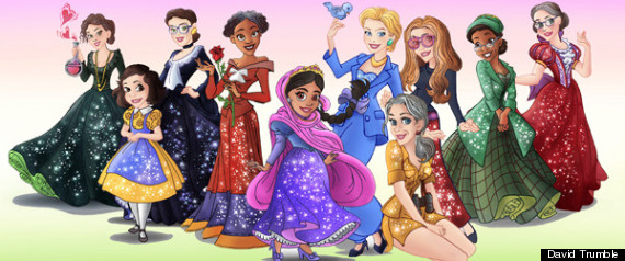 Image from David's article that went viral. "10 Real World Princesses Who Don't Need Disney Glitter."
