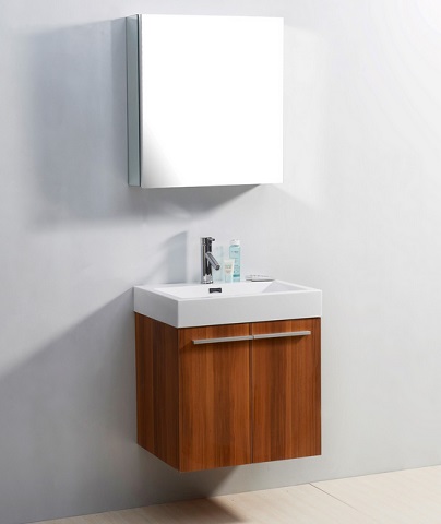 Virtu USA 24" Midori - Plum - Single Sink Bathroom Vanity JS-50124-PL