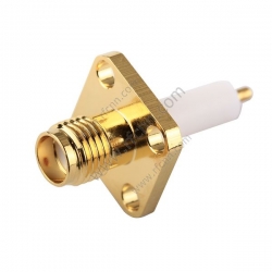 SMA Female Flange For Microstrip - RF Connector