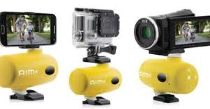 AIMe uses patent-pending technology to automatically aim a camera at a person or other thing.