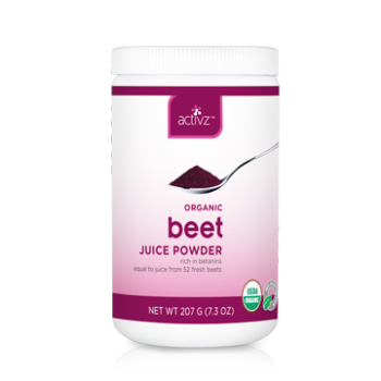 Activz Organic Beet Powder is a convenient way to add beets to your day.