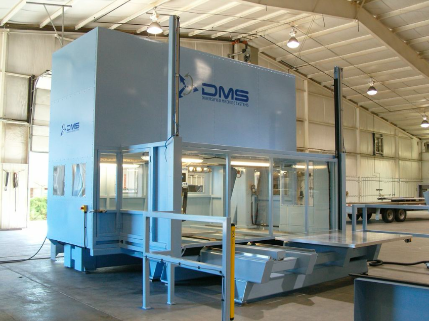 DMS CNC Routers 5 Axis Twin Pallet Table CNC Machine Center
