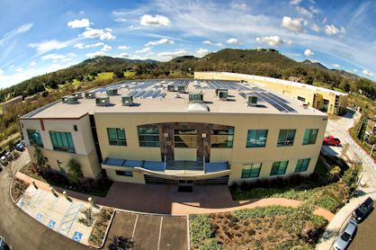 View of Baker Electric Escondido Headquarters 85.68 kW solar system.