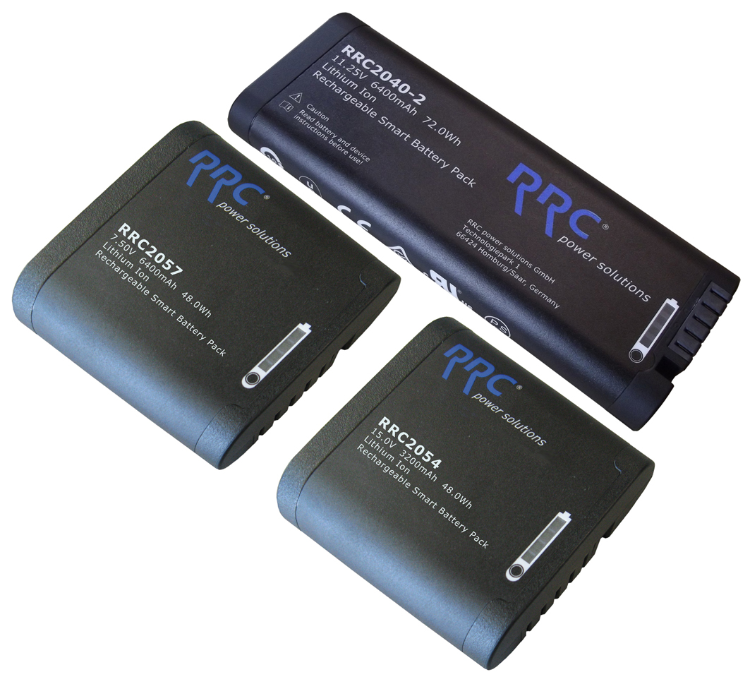 RRC2040-2, RRC2054 & RRC2057 Smart Standard Battery Packs