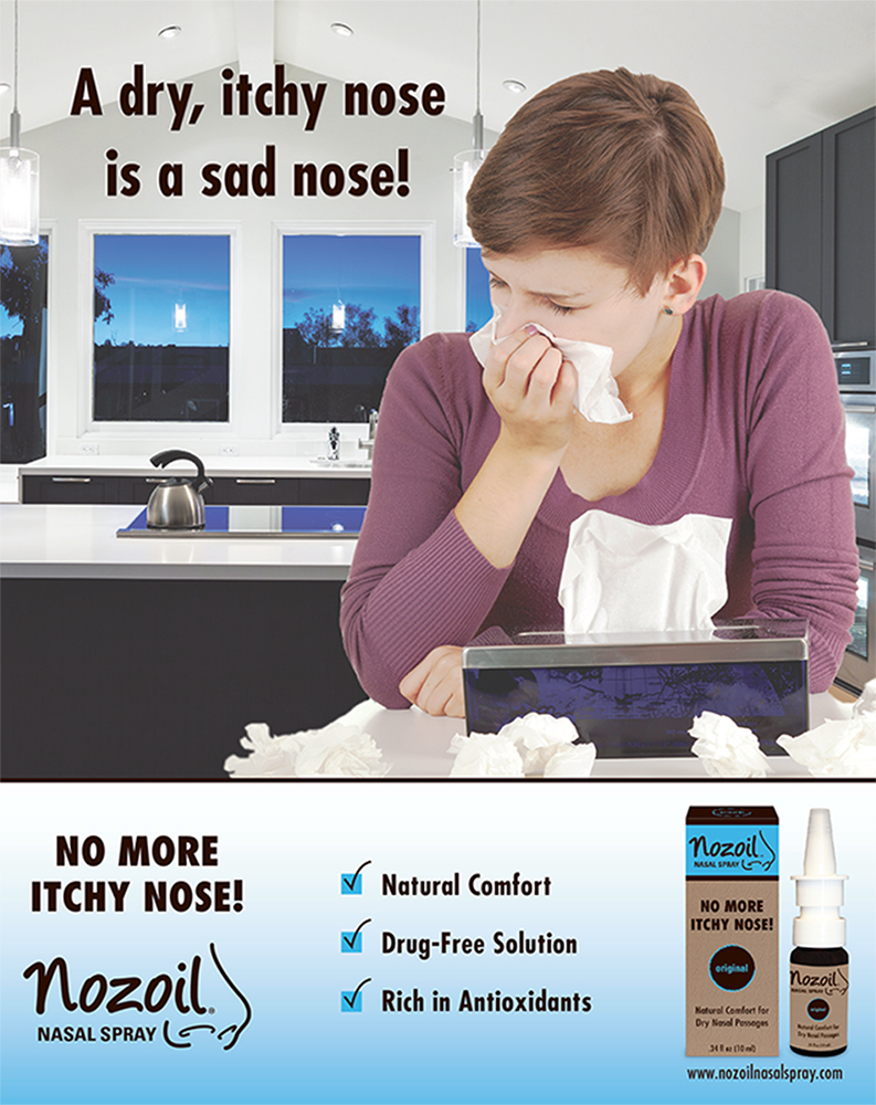 No More Itchy Nose with Nozoil® Nasal Spray