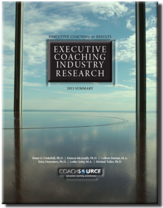 2013 Executive Coaching Industry Research Summary Now Available