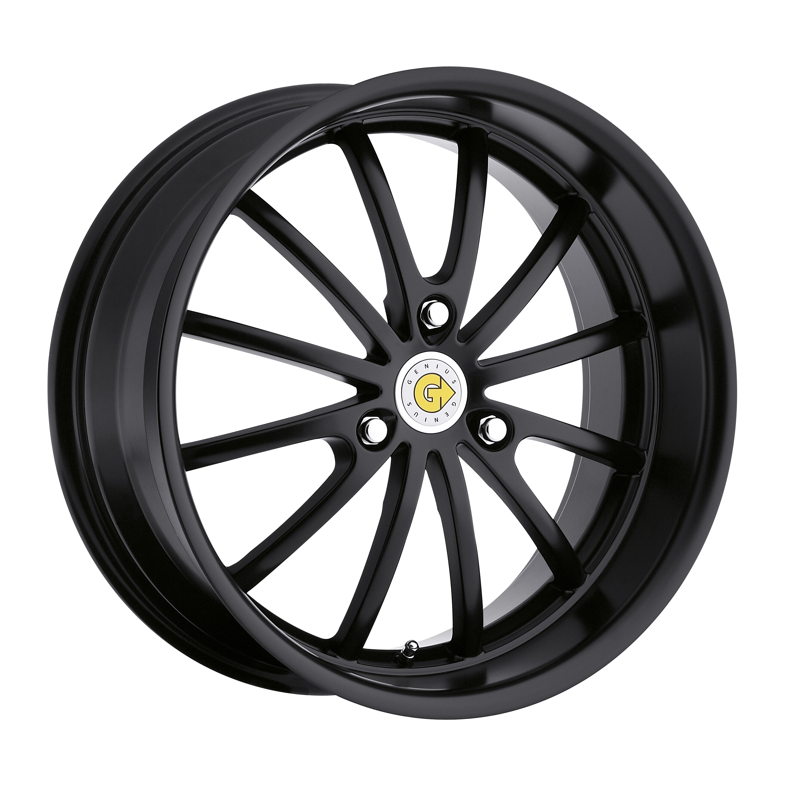 Smart Car Wheels - the Darwin in Matte Black