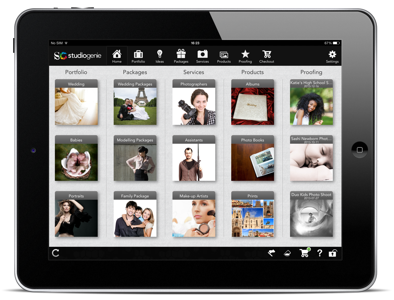 StudioGenie iPad App