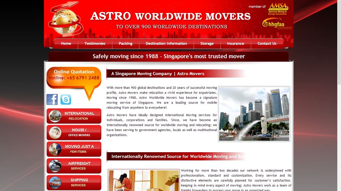 Astro Worldwide Movers