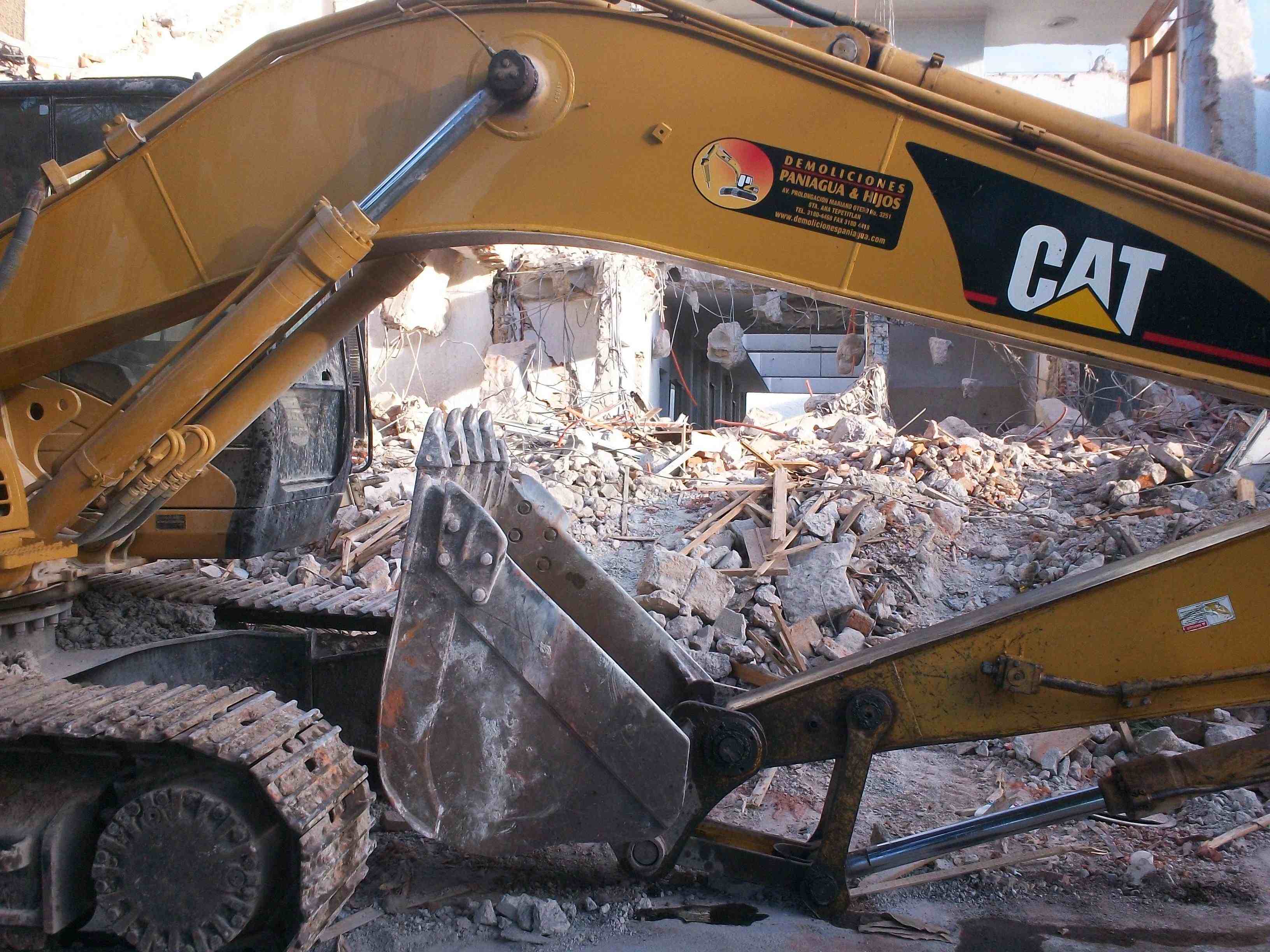 Demolition of buildings presents many dangers.