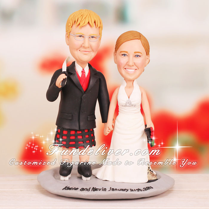 Hunting Wedding Cake Toppers