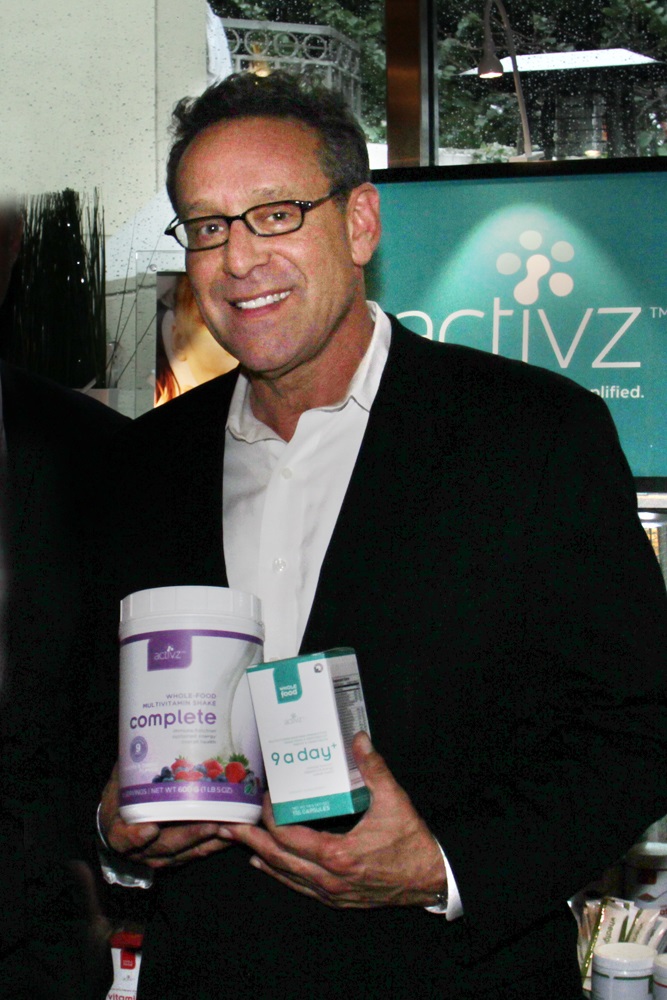 Robert Steinberg, actor in Academy Awarded Best Picture "12 Years A Slave" was excited about the whole-food nutrition of Activz.