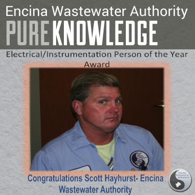 Electrical/Instrumation Person of the Year Scott Hayhurst